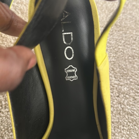 Neon Green Aldo Slingback Pump - Picture 8 of 9